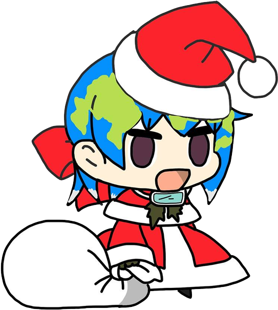 Earth-chanpodaru Discord Emoji - Padoru Padoru Earth Chan (680x703), Png Download