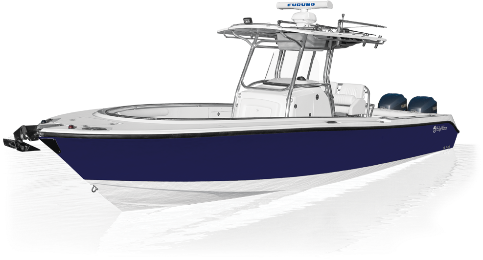 318cc Midnight Blue - Sea Boat Png (1014x600), Png Download