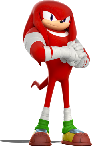All The Normies Except Biggie Cheese - Sonic Knuckles (322x510), Png Download