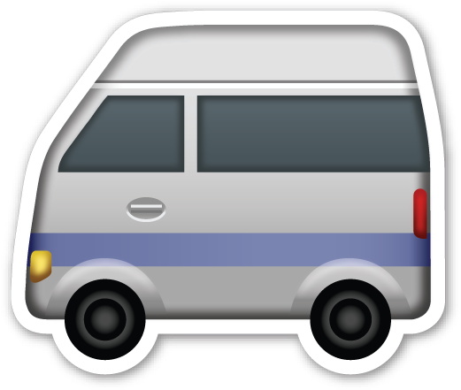 Minibus Icon Emoji, Emoji Stickers, Emojis, Laptops, - Taxi Emoji Transparent Background (525x448), Png Download