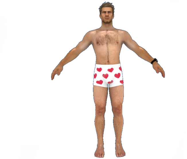 Download Zip Archive - Dead Rising 2 Chuck Underwear (750x650), Png Download