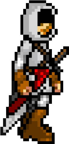 Ultimastriker3 - Assassins Creed Pixel Gif (469x750), Png Download
