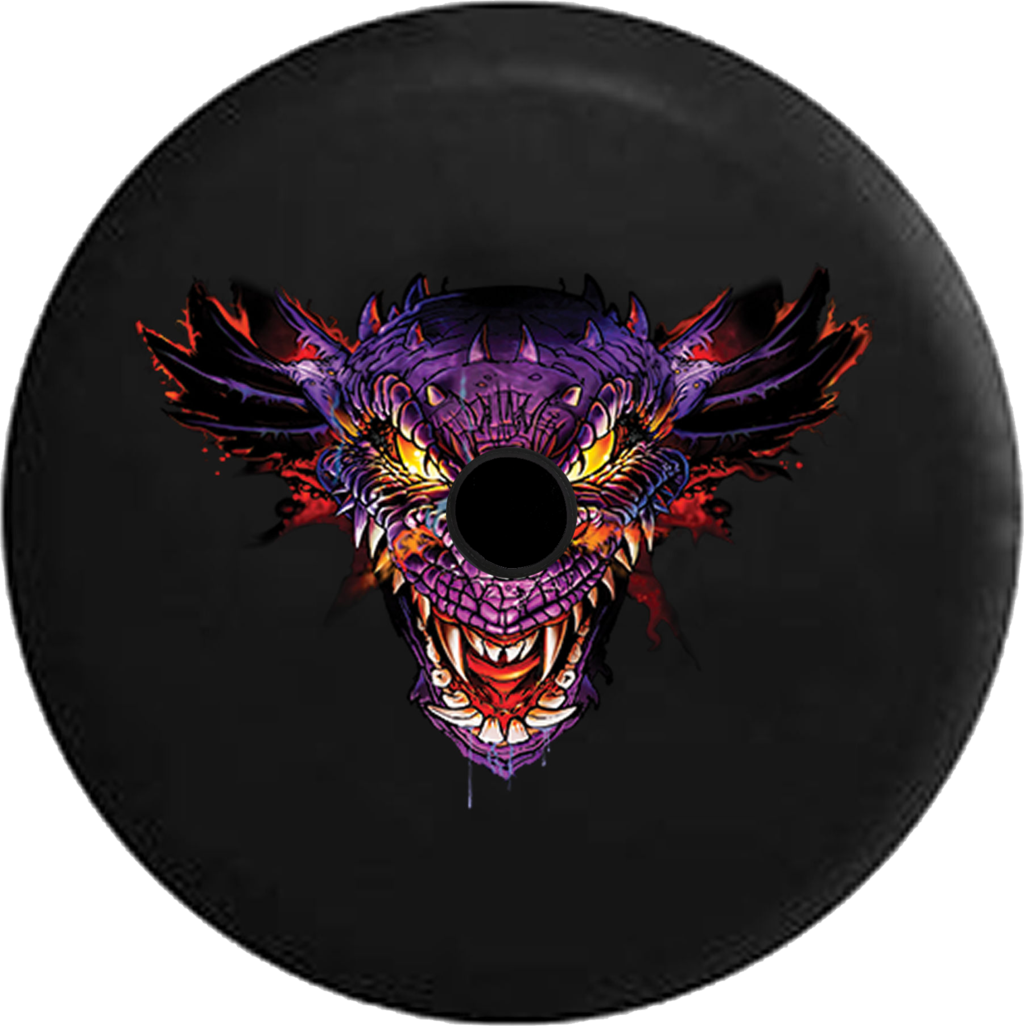 Jeep Wrangler Jl Backup Camera Fire Breathing Dragon - Dragon Face (1024x1026), Png Download