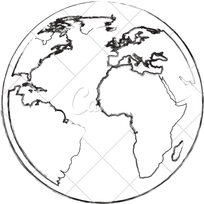 Planet Earth Drawing At Getdrawings - Earth (550x550), Png Download