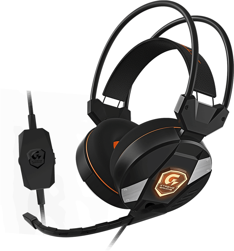 Stereo Gaming Headset - Gigabyte Xh300 (1000x1000), Png Download