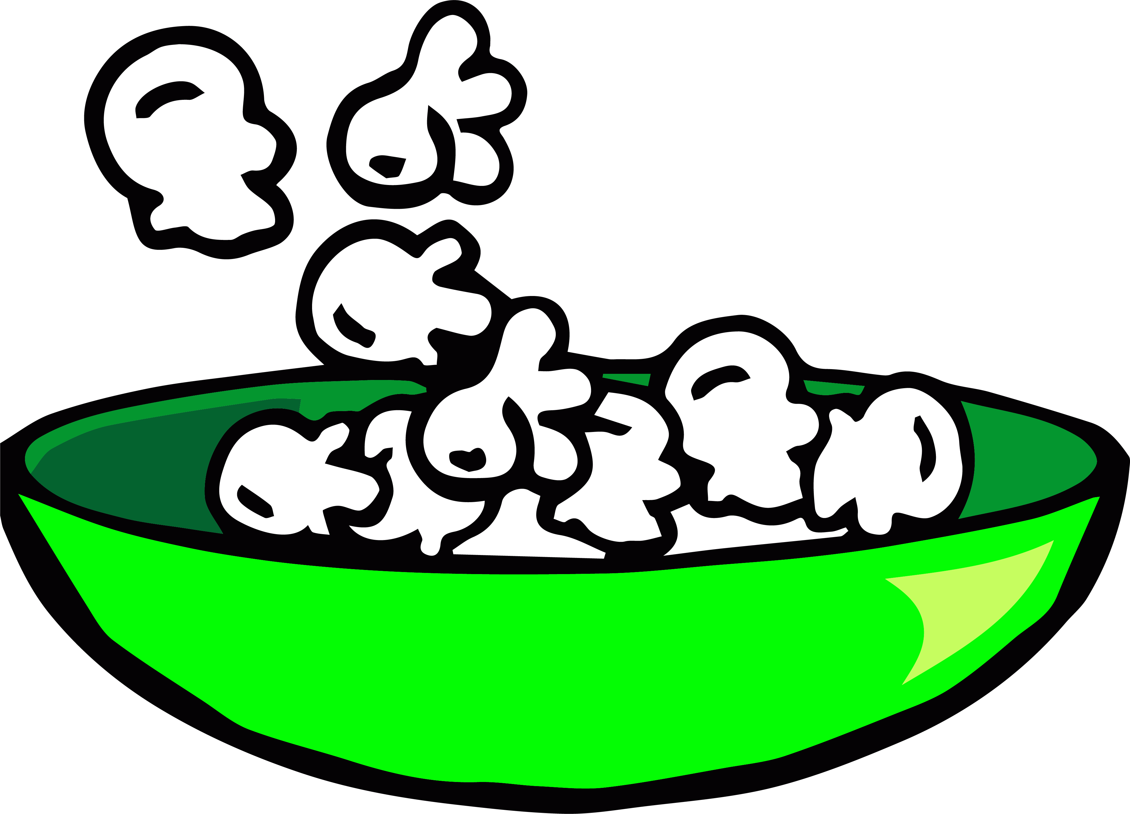 Snack Food Popcorn Clipart Png - Clipart For Snack (3849x2772), Png Download