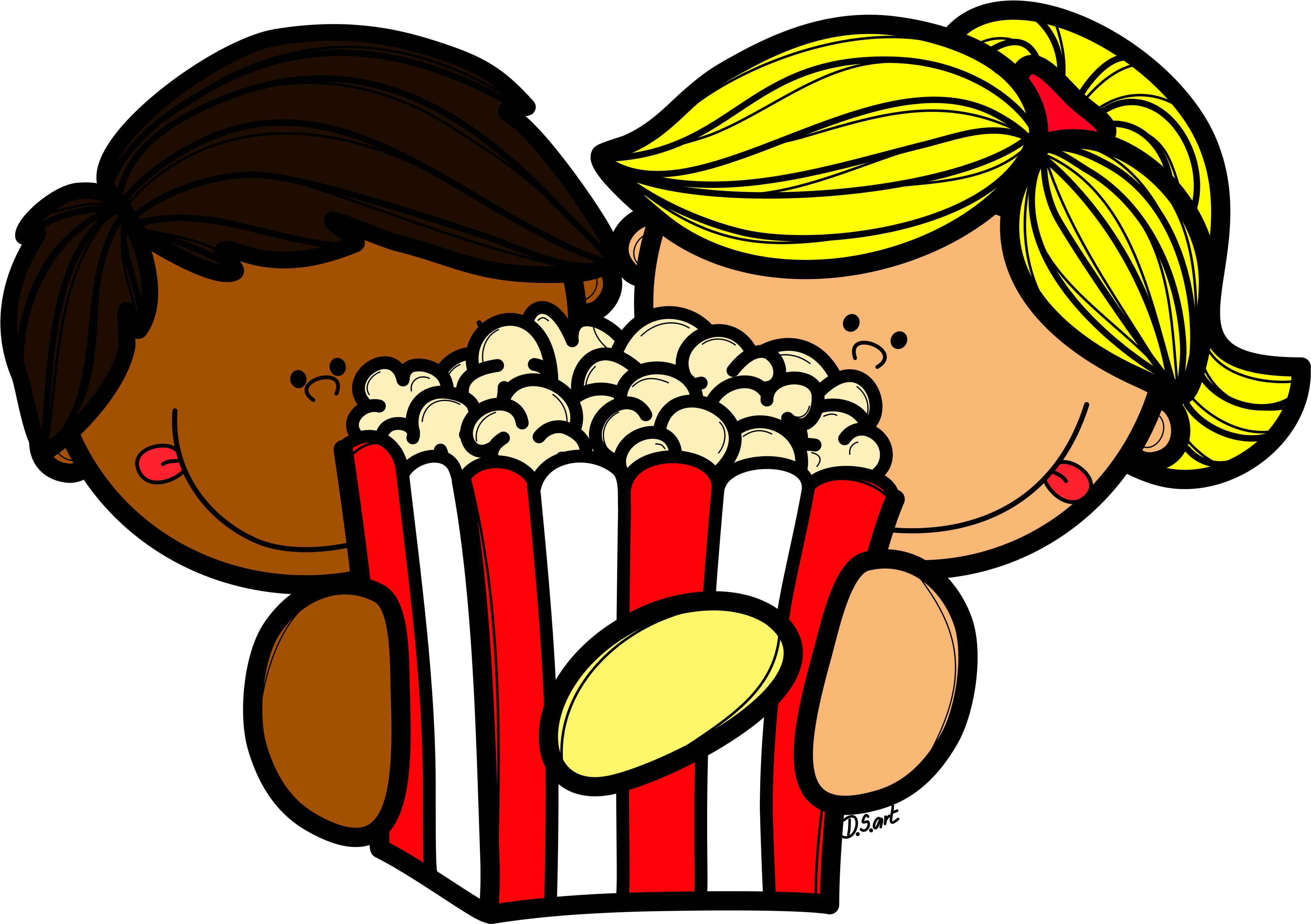 Al Cine Clip Art Light Pinterest - Popcorn Clipart (4292x3042), Png Download