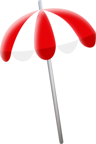 Beachumbrella - Clip Art (334x500), Png Download