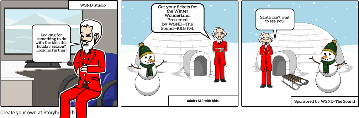 Winter Wonderland Ad - Cartoon (1164x385), Png Download