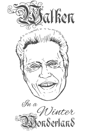 Walken In A Winter Wonderland - 7 Sins Wrath Throw Blanket (571x495), Png Download