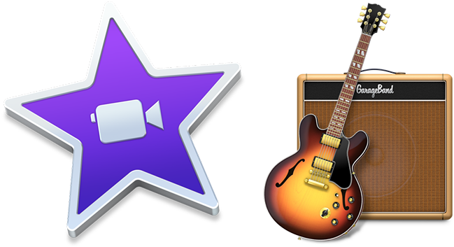 Free Icons Png - Garageband Imovie (700x353), Png Download