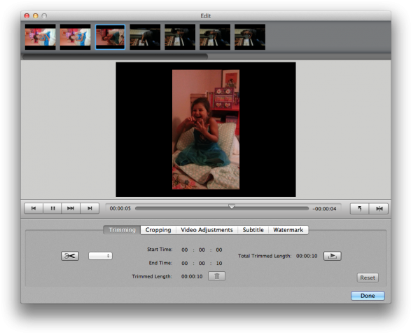 Wondershare Edit Screen - Imovie Samsung (600x488), Png Download