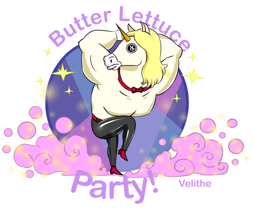 Butter Lettuce Party - Deviantart (1007x793), Png Download