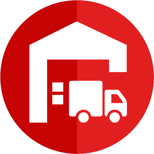 Red-warehouse - Transport (573x573), Png Download