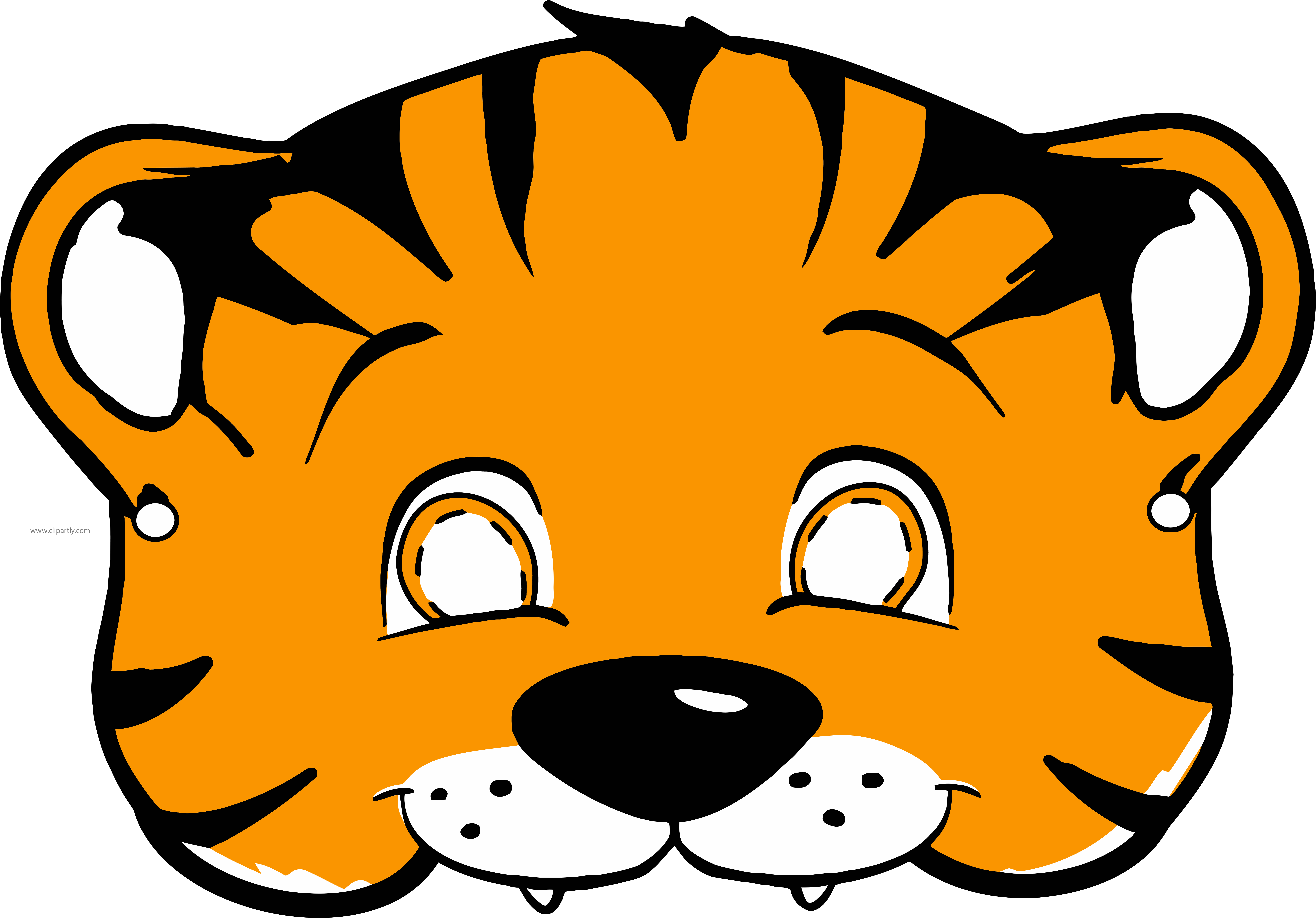 Download Your Tigger Mask Clipart Png (8495x5926), Png Download