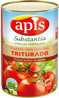 Crushed Substantia Tomato 5kg - Tomate Natural Entero Pelado (346x415), Png Download