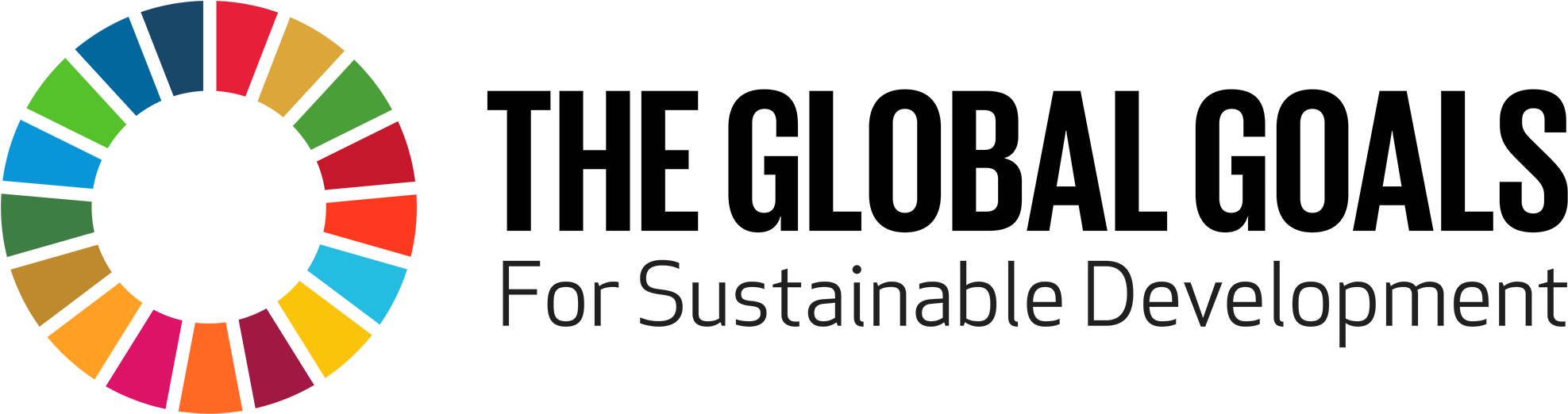 01 Tgg Horizontal Color - Sustainable Development Goals Png (2000x715), Png Download