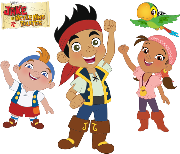Jake And The Neverland Pirates Png Images - Disney Jake And The Never Land Pirates: Yo Ho Matey! (615x502), Png Download