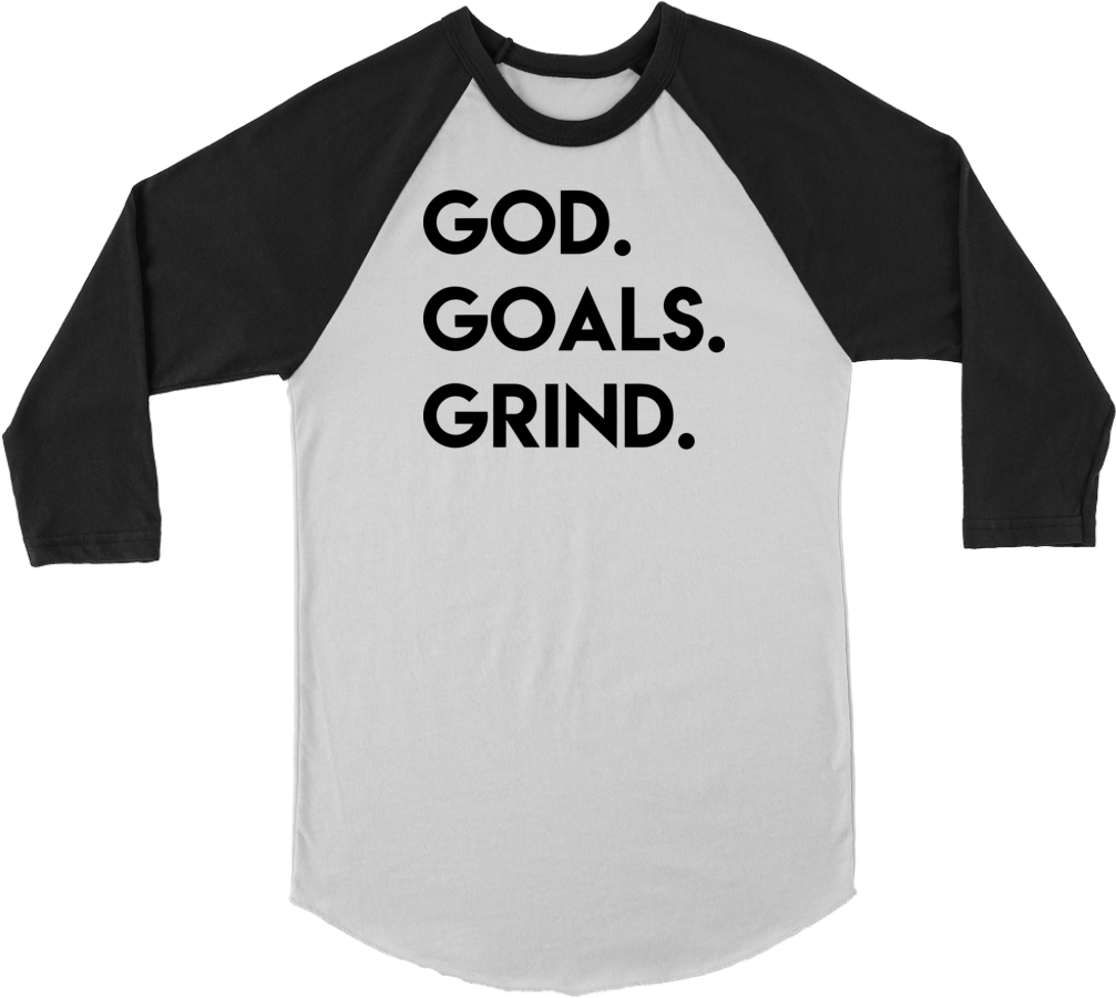 God Goals Grind Raglan Shirt - Hard No Letterkenny T Shirt (1024x1024), Png Download
