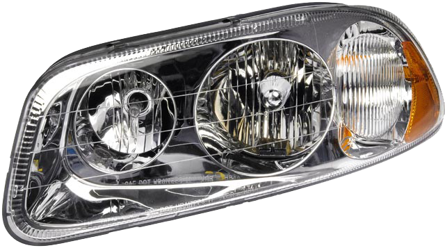 L/s Mack Headlight - 2006 Mack Granite Headlight (640x357), Png Download