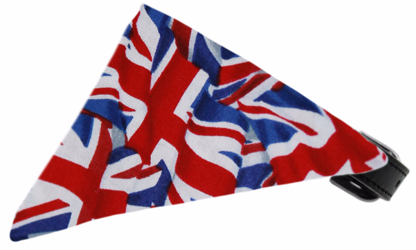 Union Jack Flag Bandana Pet Collar Black - Union Jack Bandana Pet Collar (600x600), Png Download