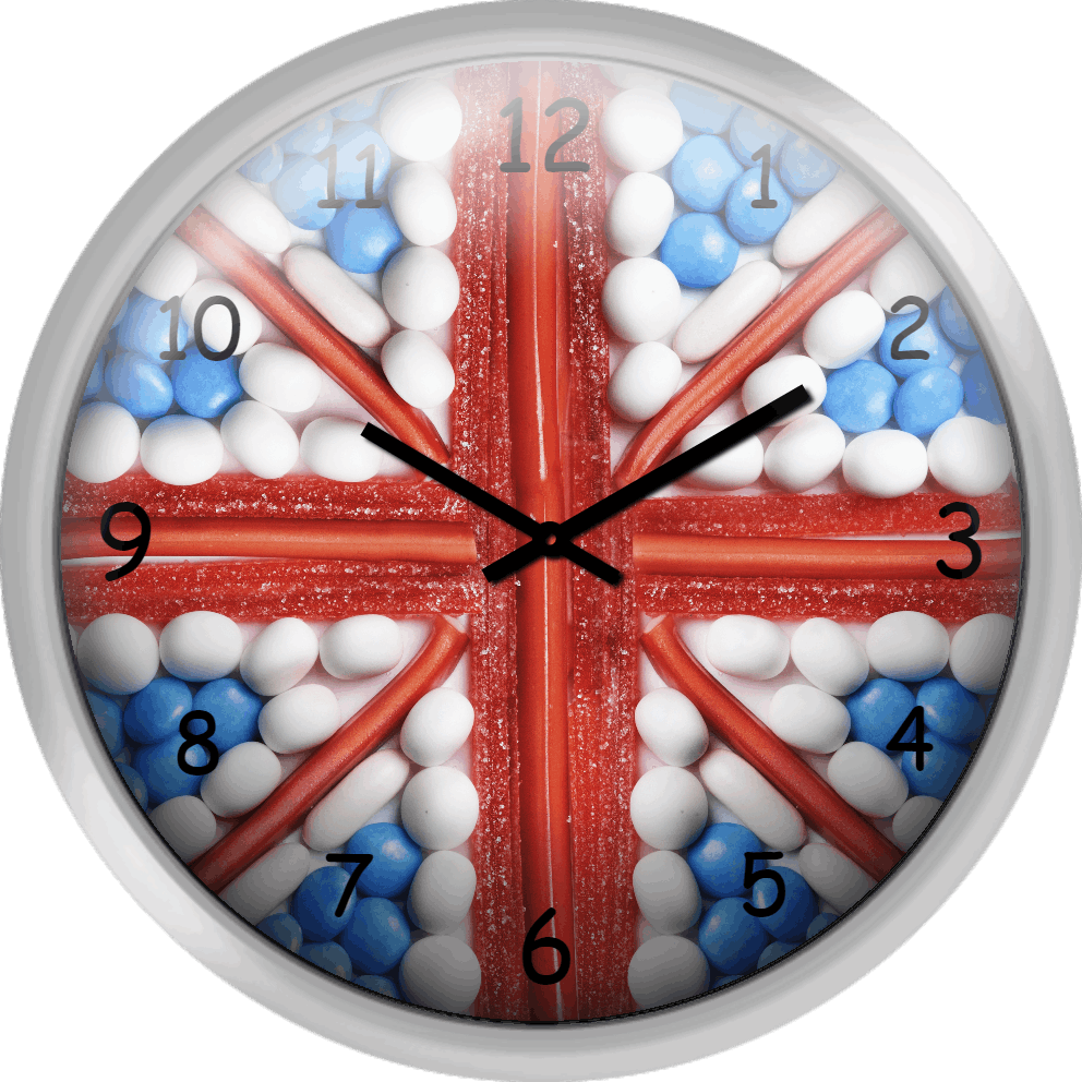 British Flag Made Out Of Sweets And Candy - Poster: British Flag Made Out Of Sweets And C (992x992), Png Download