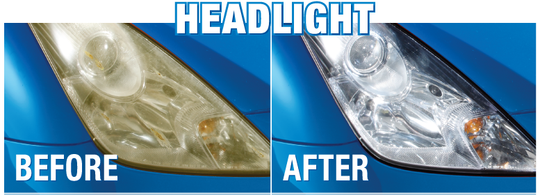 Rain‑x® Headlight Restoration Truck U Tv - Rainx 800001809 Headlight Restoration Kit (800x303), Png Download
