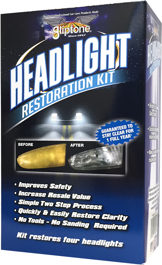 Gliptone Headlight Restoration (578x900), Png Download