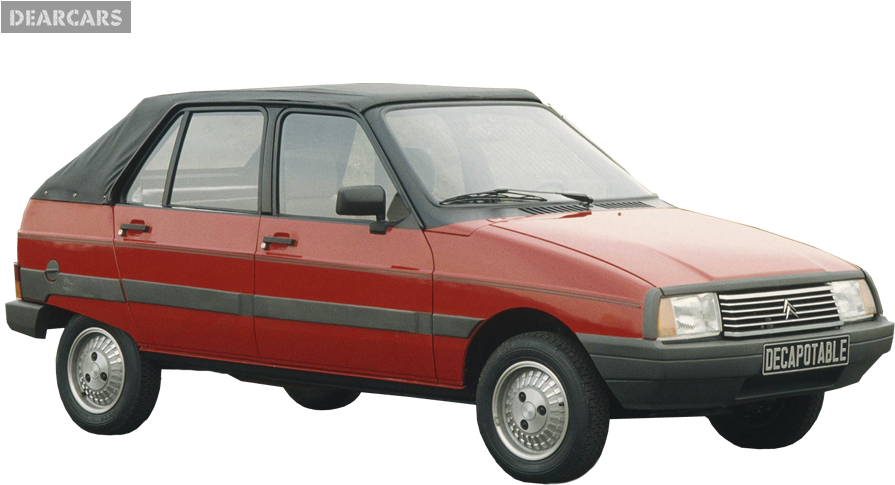 Citroen Visa Decouvrable / Convertible / 4 Doors / - 1984 Citroen (900x500), Png Download