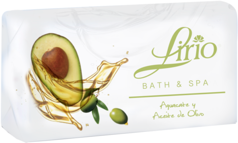 5x Lirio Avocado & Olive Oil Daily Use, Jabon Aguacate - Lirio Dermatologic Anti-bacterial Bar Soap (640x530), Png Download