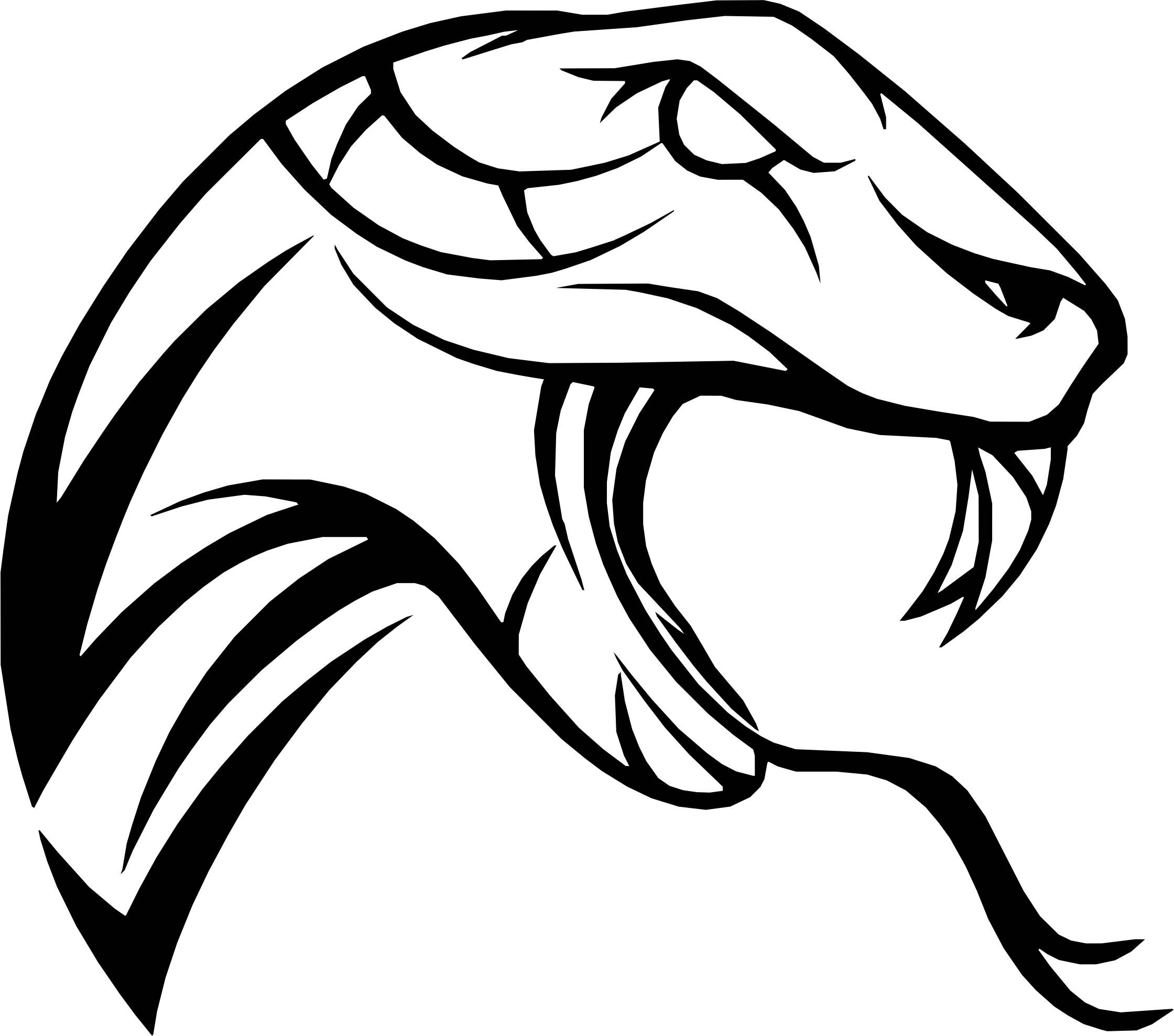 Clip Download Big Image Png - Символ Змеи (2240x1976), Png Download