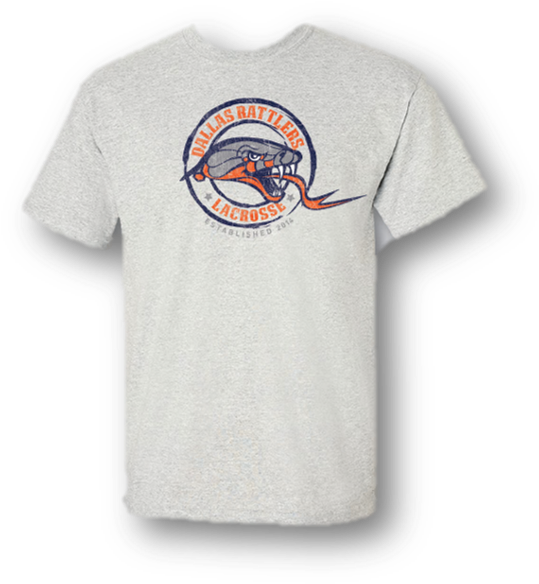 Grey Snakehead T-shirt - Rochester Rattlers (591x642), Png Download