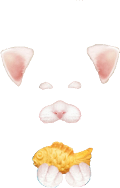 Free Stock Avatan Plus Filter - Snow Cat Filter Png (414x755), Png Download