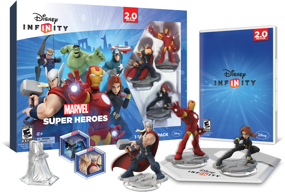 Disney Infinity Marvel Heroes - Disney Infinity: Marvel Super Heroes (2.0 Edition) (827x554), Png Download