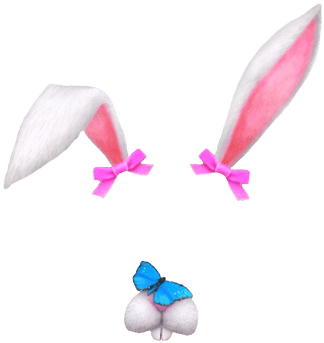 Download Snapchat Filters Free Png Transparent Image - Rabbit Snapchat Filter Transparent (400x400), Png Download