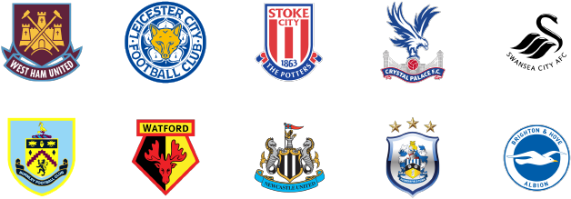 Follow Your Favourite Premier League Team All Through - Premier League Club Logos 2018 19 (700x250), Png Download