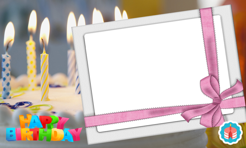 Birthday Frames Png Svg Free Download - Happy Birthday Frames Png (800x480), Png Download