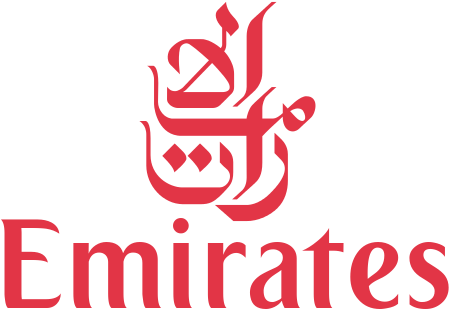 Emirates Logo - Emirates Airlines Logo Png (450x344), Png Download