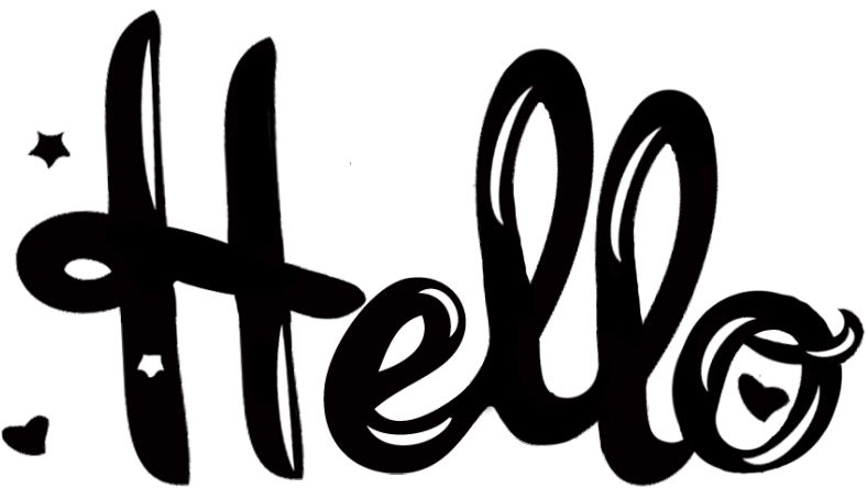 Digi Stamps - Hello Png (799x460), Png Download