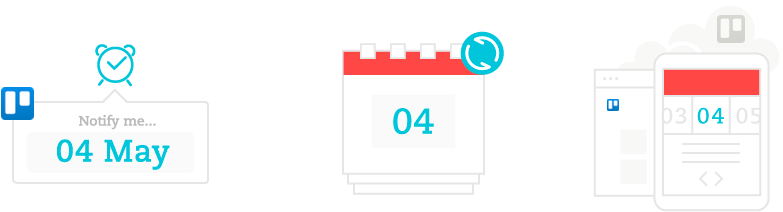 How Trello And Your Calendar Are Synchronized - Circle (900x220), Png Download