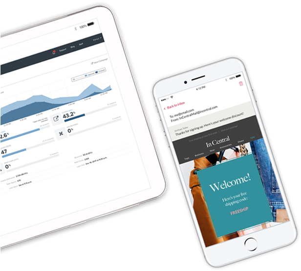 Get Started - Email (615x580), Png Download