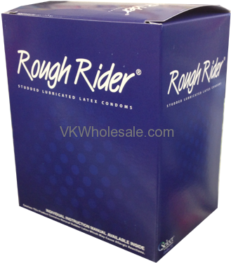Rough Rider Condom Box (500x500), Png Download