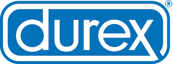 Shop By Brands - Logo Durex Png (591x221), Png Download