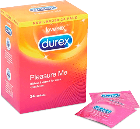 Durex Pleasure Me Ribbed And Dotted Condoms - Durex Pleasure Me Condooms (500x500), Png Download