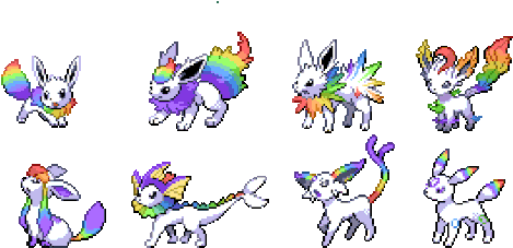 Lisa Frank - Kawaii Animals Png Gif (500x254), Png Download
