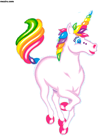 Unicorn Clipart Lisa Frank Pencil And In Color Unicorn - Lisa Frank Markie Unicorn (500x563), Png Download