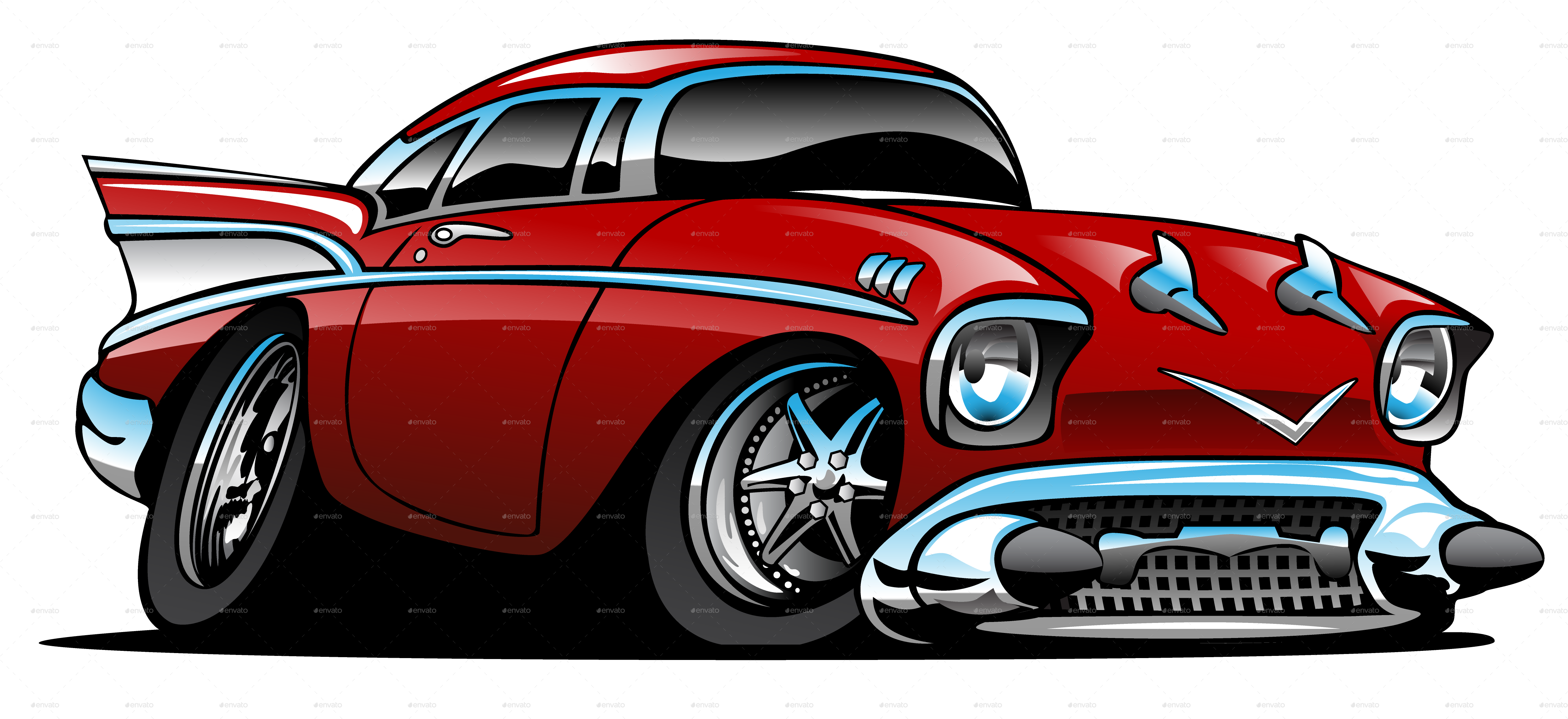 Streetrod Streetrod - American Hot Rod (5000x2302), Png Download