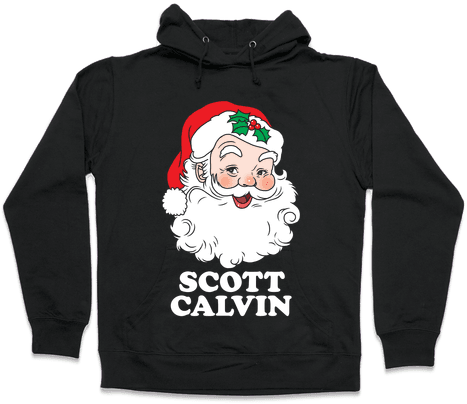 Scott Calvin Is Santa Hooded Sweatshirt - My Ho's At? Tote Bag: Funny Tote Bag From Lookhuman. (484x484), Png Download