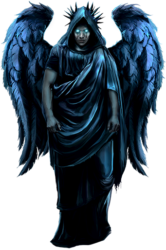 The Fallen Angel - Fallen Angel (551x600), Png Download