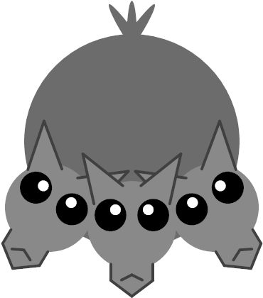 Artisticcerberus (394x437), Png Download